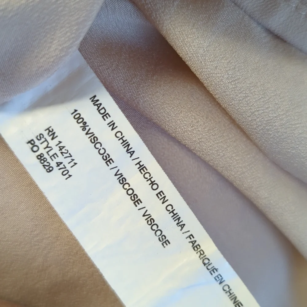 Eloquii Half Button Blouson Shift Dress Beige 24 casual bohemian summer plus - Picture 7 of 9